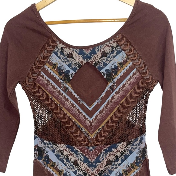 NWT Free People Out of Africa Mini Dress Bodycon Small - Picture 9 of 14